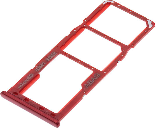 Dual Sim Card Tray Samsung Galaxy A21s A217 2020 Red