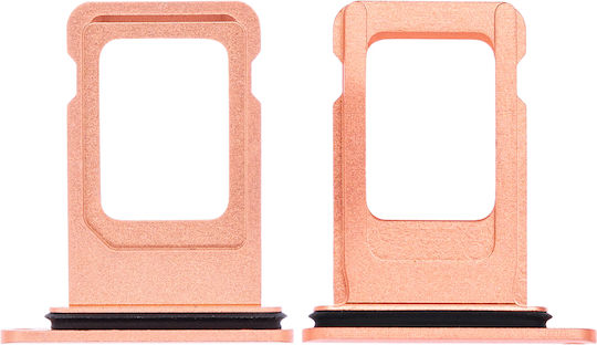 Single Sim Card Tray Iphone Xr Coral