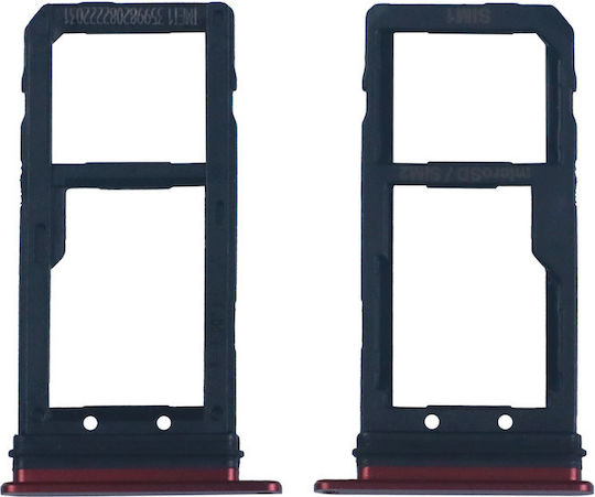 Sim Card Tray Htc U12 Plus Flame Red