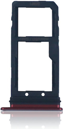 Sim Card Tray Htc U12 Plus Flame Red