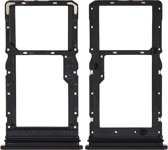 Sim Card Tray Xiaomi Redmi 12 4g Midnight Black