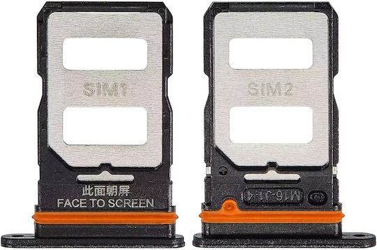 Sim Card Tray Compatible Xiaomi Redmi Note 12 Pro Speed Poco X5 Pro 5g Black
