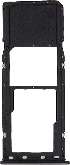 Einzelner SIM/SD-Kartenhalter Samsung Galaxy A20 A205 2019 A30 A305 2019 A50 A505 2019 Schwarz