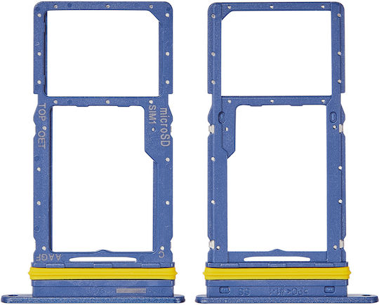 Einzelne SIM-Kartenhalter Samsung Galaxy A17 5G A176 2025 Premium Blau