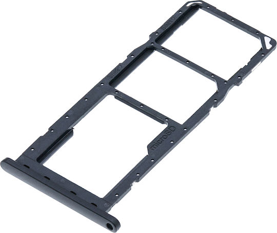 Dual SIM Kartenhalter Samsung Galaxy A02s A025 2020 A03 A035 2021 Schwarz