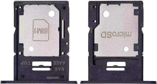 Single Sim Card Tray Samsung Galaxy A15 A155 2023 Brave Black