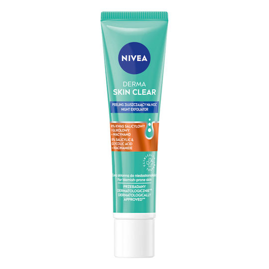 Nivea Derma Skin Clear Cremă pentru Scrub Față 40ml