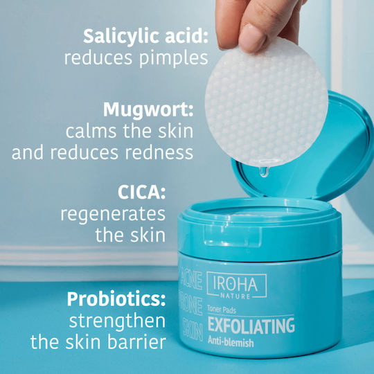 Iroha Nature Κρέμα για Scrub Προσώπου 50τμχ