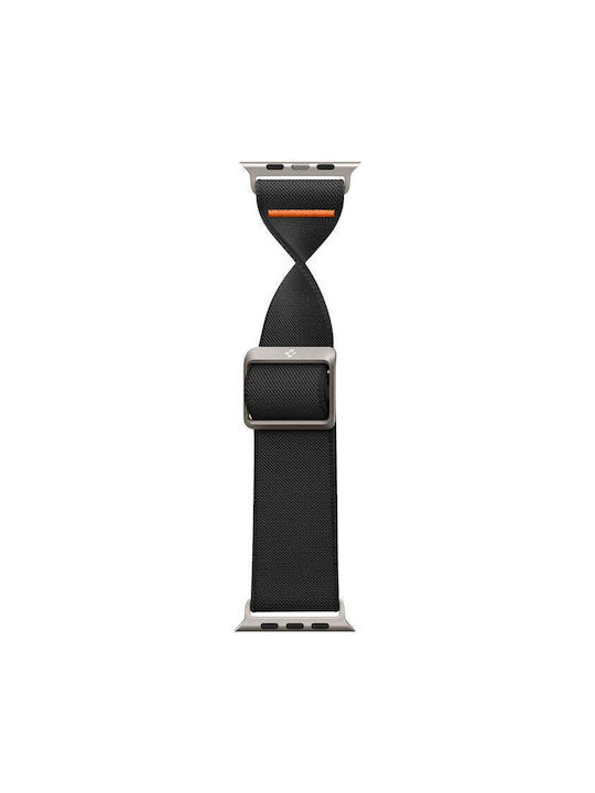 Spigen Каишка за Apple Watch 8 9 10 11 SE 1 2 3 Ultra 1 2 3 – 44 45 46 49mm Fit Lite Ultra Черен