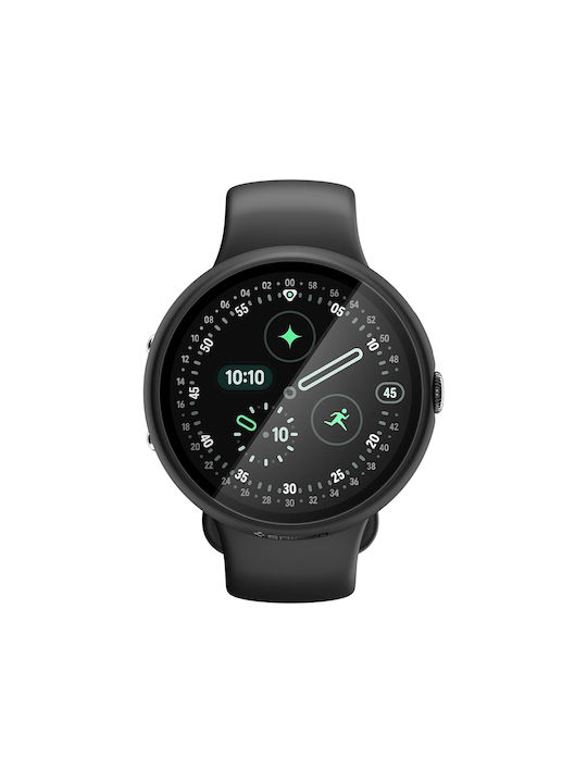 Spigen Dünn Passform 360 Acs11746 Google Pixel Watch 4 45 mm Watch 5 45 mm Schwarzes
