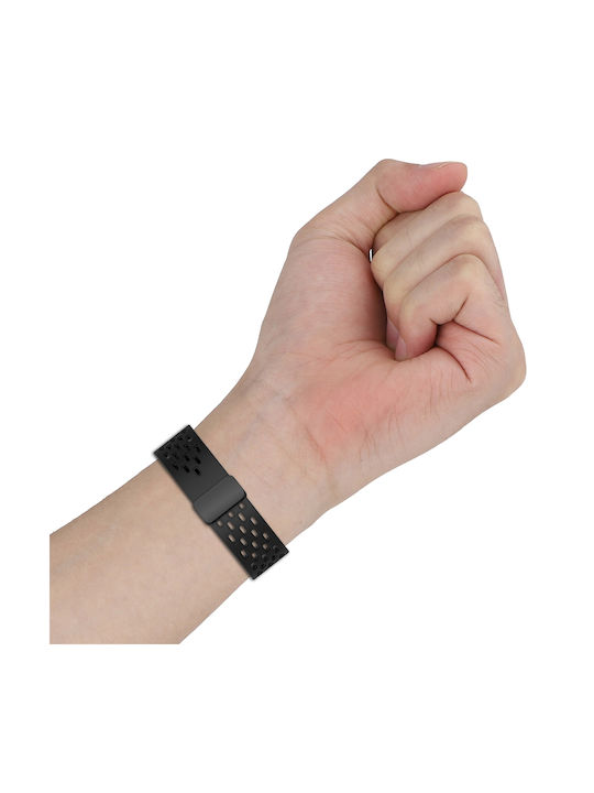 Каишка Garmin Forerunner 255 265 Vivoactive 4/venu 2 22mm Силиконова Магнитна Закопчалка Бяла