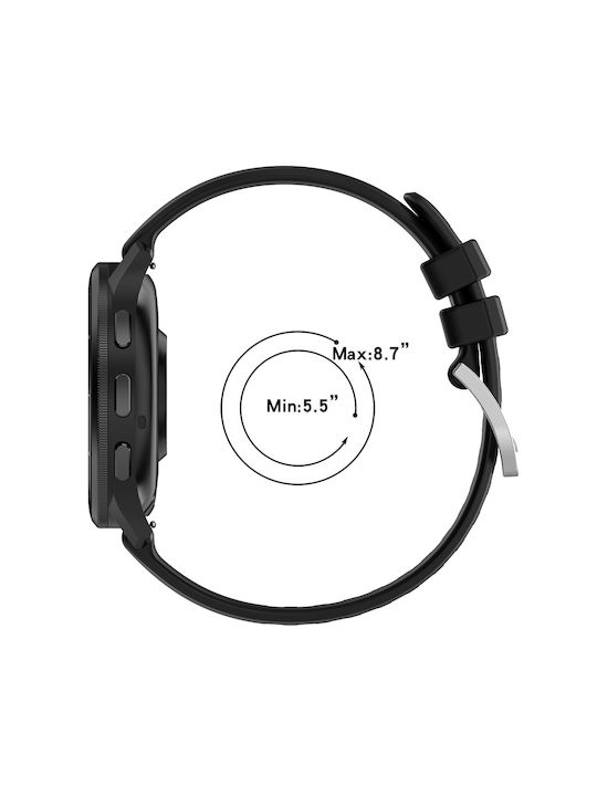 Garmin Venu 3 Venu 4 45mm 22mm Silikon Tragbare Bänder Schwarz