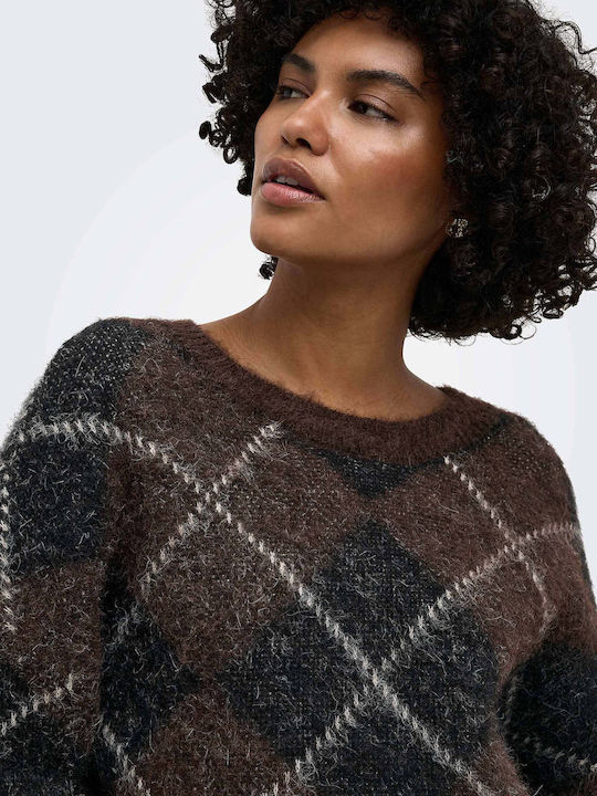 Damen Pullover Geprüft Kaffee