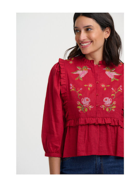 Damen Bluse Rote