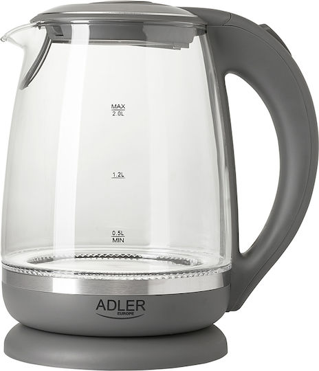 Adler Електрическа кана 2 л 2200 W Син