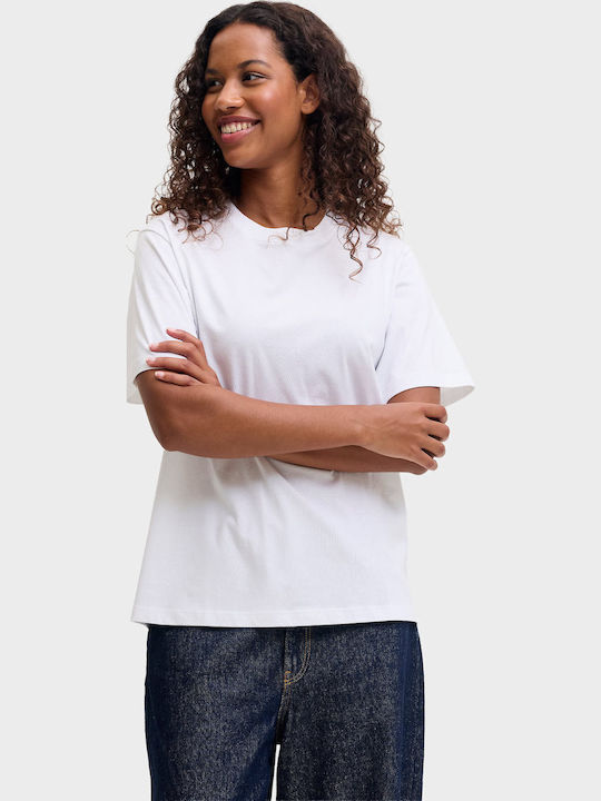 Damen T-shirt Weiß