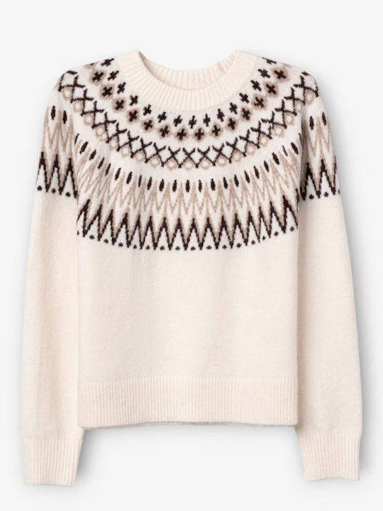 Damen Pullover Beige
