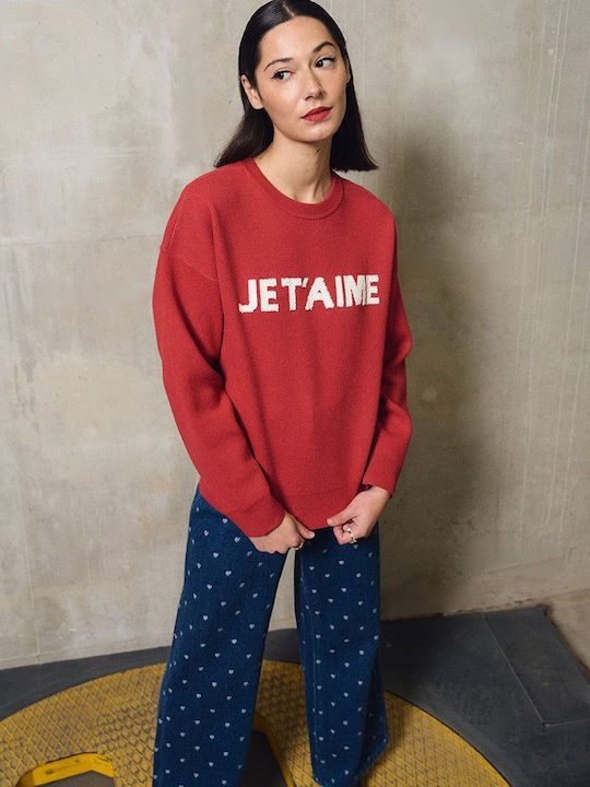 Women's Red Sweater