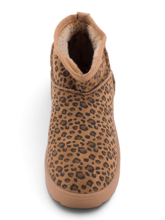 Wildleder Stiefeletten Damen Beige