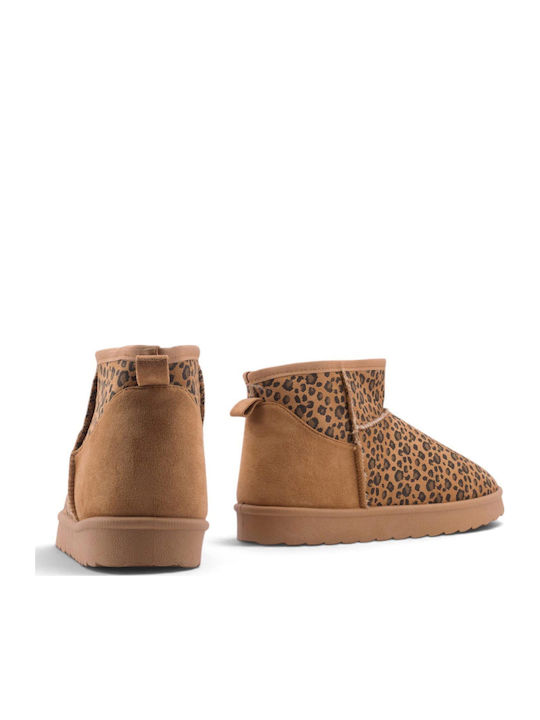 Wildleder Stiefeletten Damen Beige