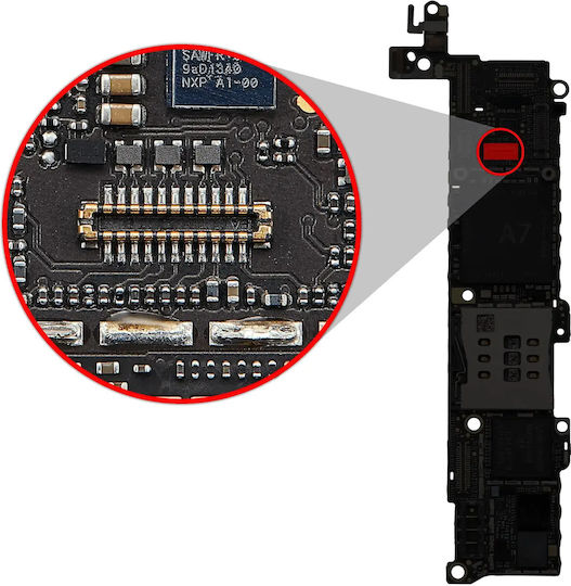 Lcd Fpc Connector Iphone 5s J5 22 Pin