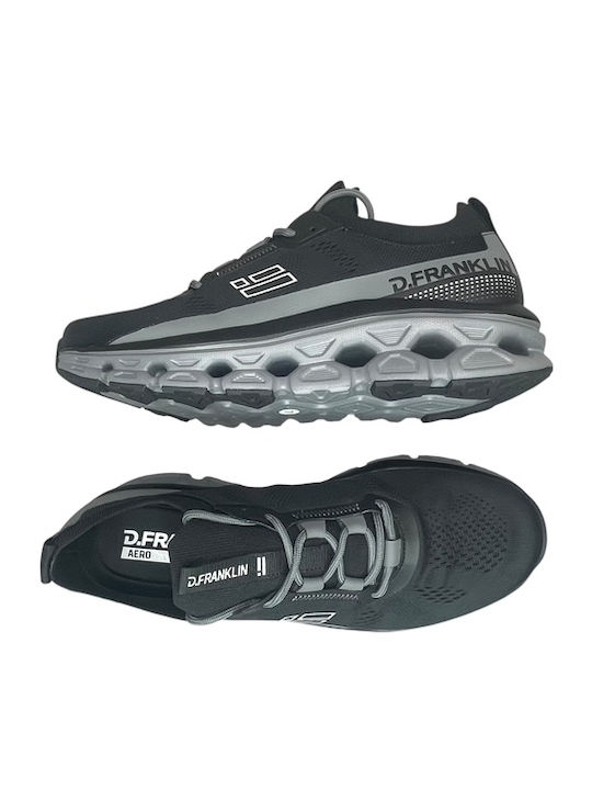 Adidași pentru bărbați Black / Grey AN-03375-1-7