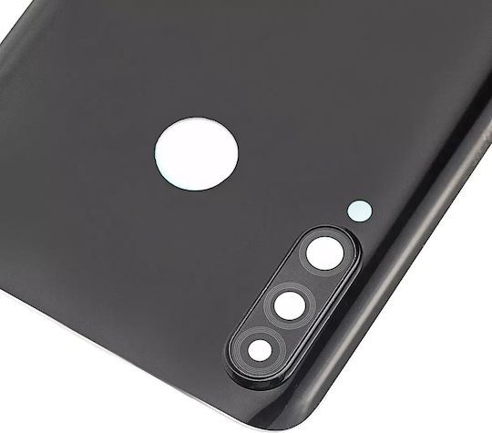 Rückseitenabdeckung Glas Kamera Linse Huawei P30 Lite Nova 4e 6GB RAM Ohne Logo Mitternachts Schwarz