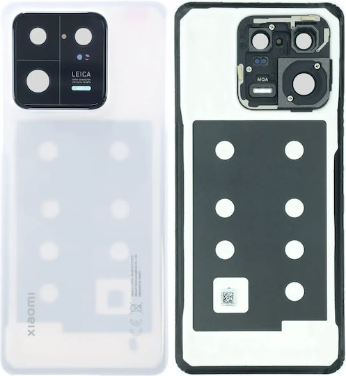 Back Cover Glass Xiaomi 13 Pro Service Pack Ceramic White