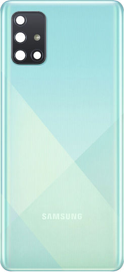 Back Cover Glass Camera Lens Samsung Galaxy A71 A715 2020 Service Pack Prism Crush Blue