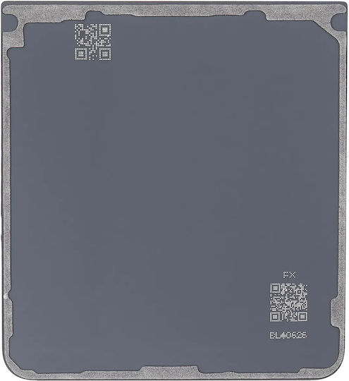 Bottom Back Cover Glass Samsung Galaxy Z Flip 7 5g No Logo Aftermarket Plus Blue Shadow