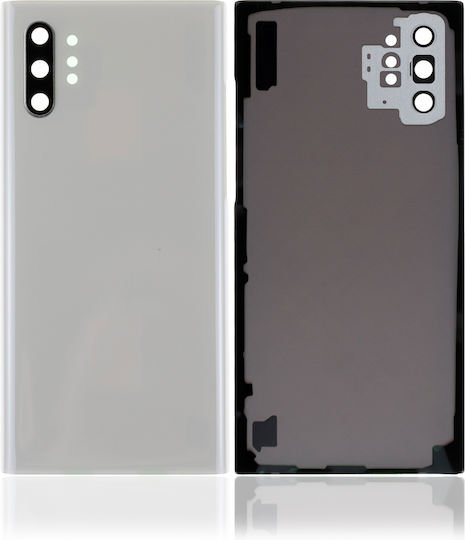 Задно Стъкло За Камера Samsung Galaxy Note 10 Plus 5G Без Лого Следпазарен Plus Aura Бял
