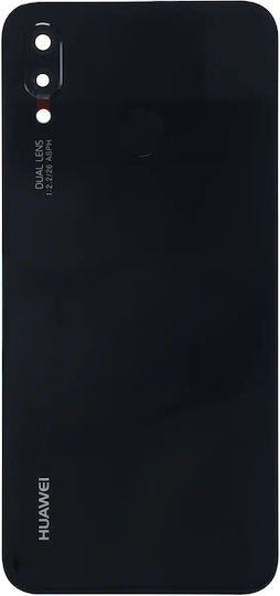 Задно Стъкло Капак Huawei P20 Lite 2018 Сервизен Комплект Полунощно Черен