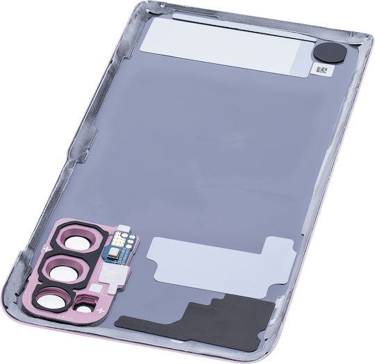 Geam Spate Carcasă Lentilă Cameră Samsung Galaxy S20 5g Pachet Service Roz Nori