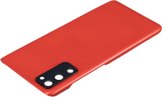 Back Cover Glass Camera Lens Samsung Galaxy S20 Fe 5g Aftermarket Plus Cloud Red