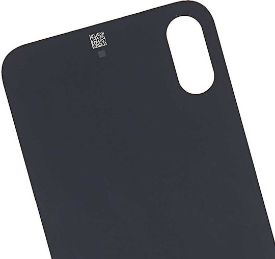 Rückseitiges Glasabdeckung Für Iphone Xs Kein Logo Silber