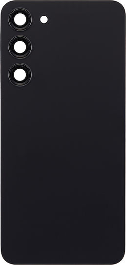 Back Cover Glas Kameraobjektiv Samsung Galaxy S23 Plus 5G Kein Logo Aftermarket Plus Phantom Schwarz
