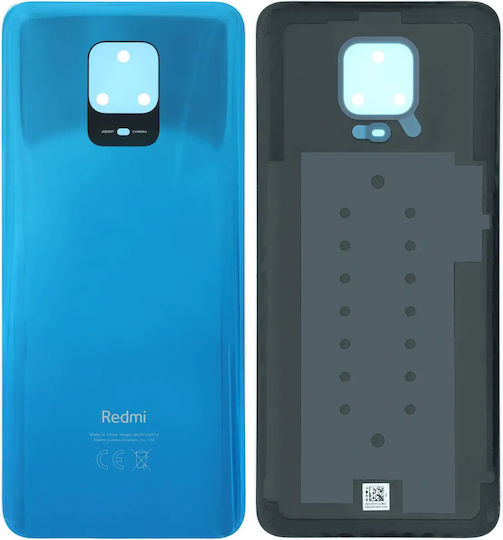 Rückseitiges Glas Ohne Kameraobjektiv Xiaomi Redmi Note 9s Echtes Blau