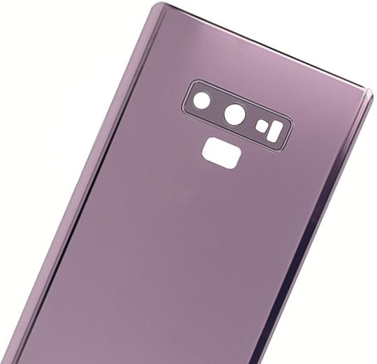 Rückseitiges Glas Kameralinse Samsung Galaxy Note 9 Service Pack Lavendel Lila