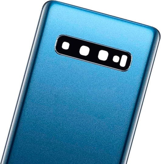 Заден Капак Стъкло Обектив Камера Samsung Galaxy S10 Сервизен Пакет Призм Син