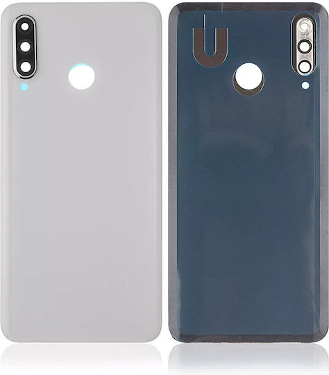Rückseitiges Glas Kameraobjektiv Huawei P30 Lite Nova 4e 4 GB RAM Ohne Logo Perlmutt Weiß
