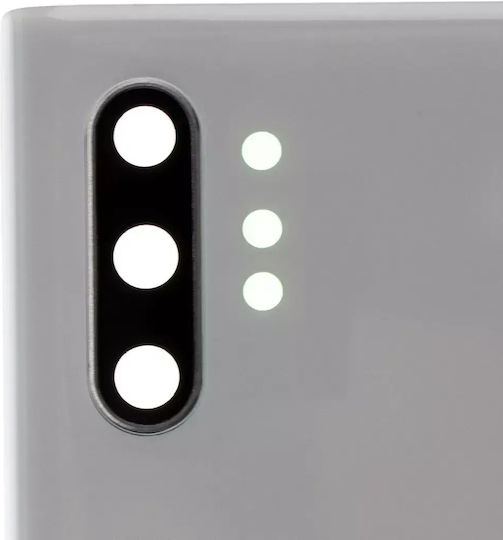 Back Cover Glass Camera Lens Samsung Galaxy Note 10 Plus 5g Service Pack Aura White