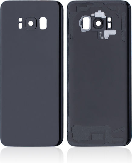 Заден Капак Стъклен Обектив За Камера Samsung Galaxy S8 Без Лого Следпазарен Плюс Полунощно Черен