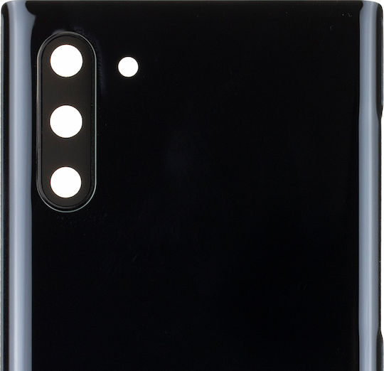 Back Cover Glass Camera Lens Samsung Galaxy Note 10 No Logo Aftermarket Plus Aura Black