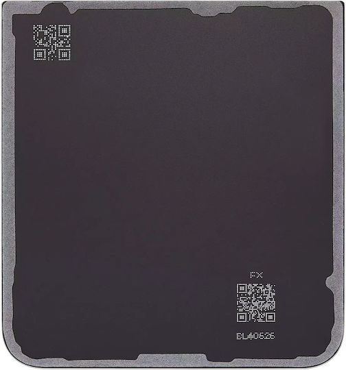 Hintere Abdeckung Glas Samsung Galaxy Z Flip 6 5G Aftermarket Plus Silbergrau Schatten