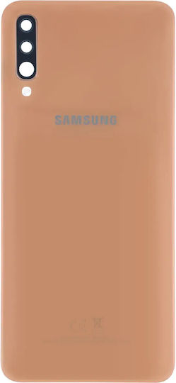 Capac Spate Lentilă Cameră Samsung Galaxy A70 A705 2019 Pachet Service Portocaliu
