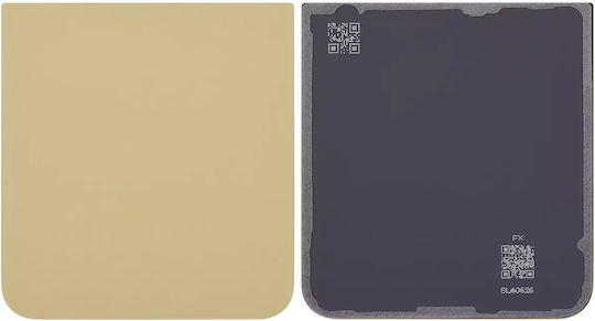 Back Cover Glass Samsung Galaxy Z Flip 6 5g Aftermarket Plus Yellow
