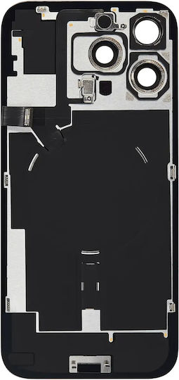 Rückglas W Magsafe Magnet & Nfc & Taschenlampen Flex iPhone 17 Pro Max Kein Logo Aftermarket Natürlicher Titan