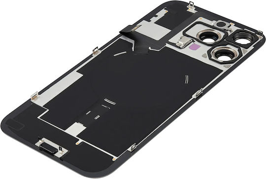 Rückglas W Magsafe Magnet & Nfc & Taschenlampen Flex iPhone 17 Pro Max Kein Logo Aftermarket Natürlicher Titan
