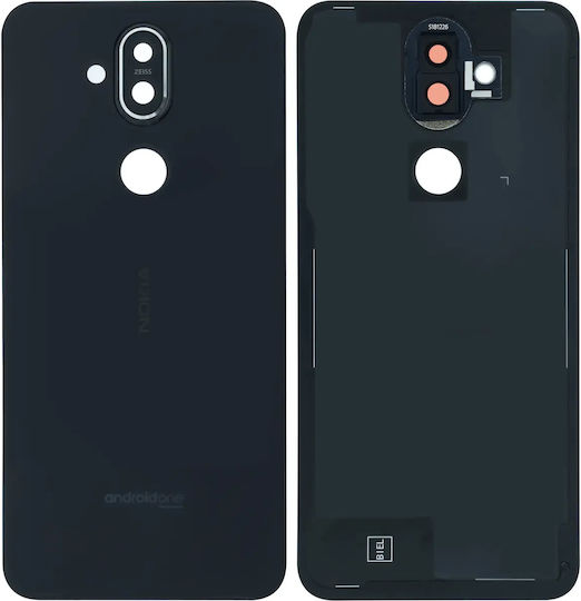 Back Cover Glass Nokia 8.1 Genuine Oem Blue
