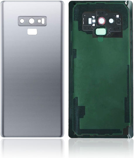 Задно Стъкло Капак Обектив За Камера Samsung Galaxy Note 9 Без Лого Следпазарен Плюс Облак Сребрист